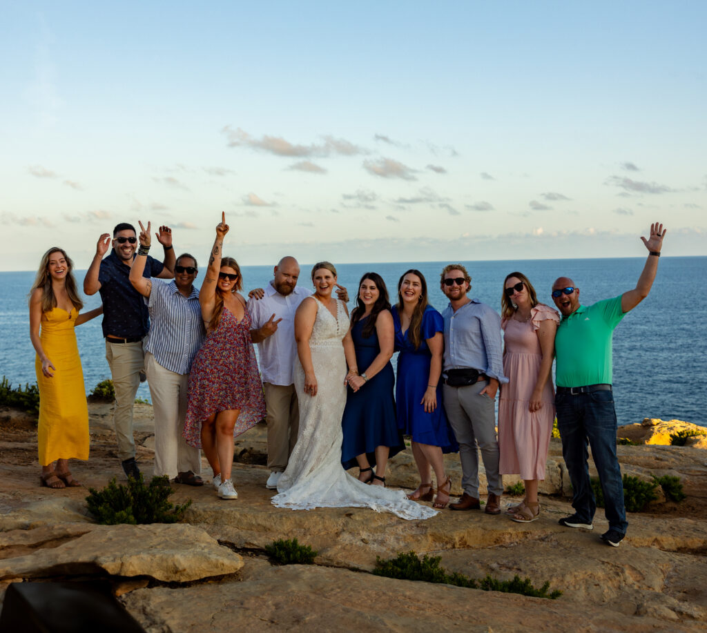 eloping with friends in Valetta Malta