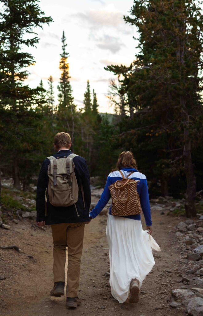 Emotional moment as the couple exchanges vows by the glacial lake.