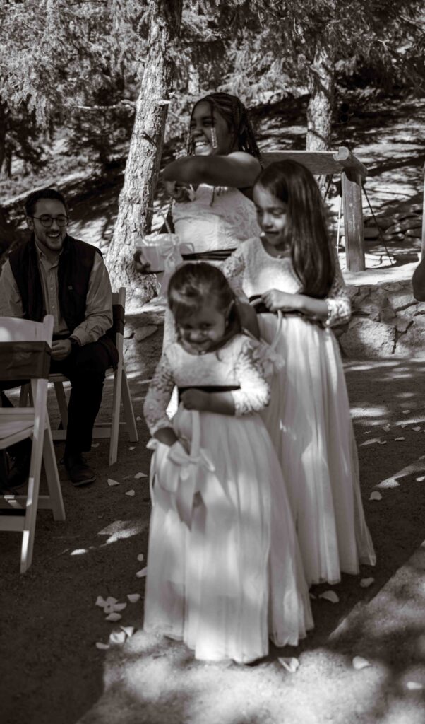 Family and friends gathered at Sapphire Point for the ceremony.